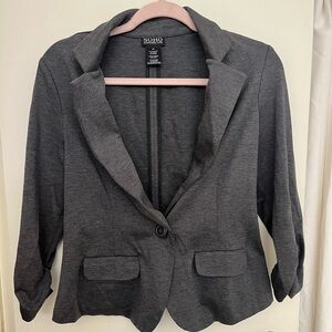 SOHO Apparel Dark Charcoal Gray Women's Single-Button Blazer
